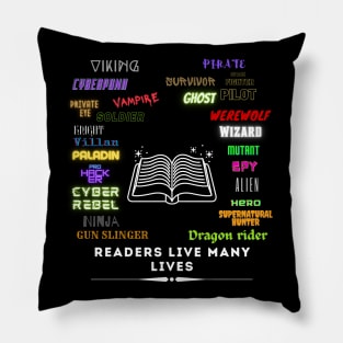 Readers live many lives Pillow