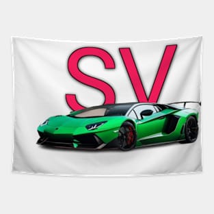 Lamborghini Aventador SV Tapestry