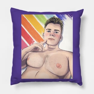 Blonde Boy Pillow