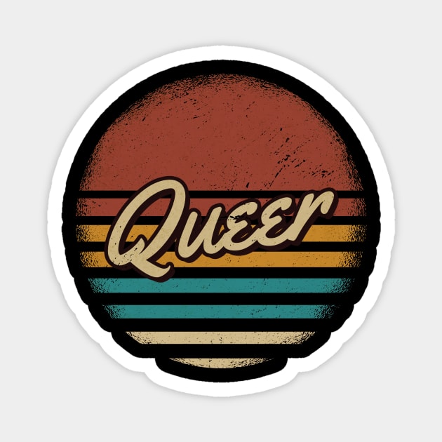 Queer Retro Style Magnet by JamexAlisa