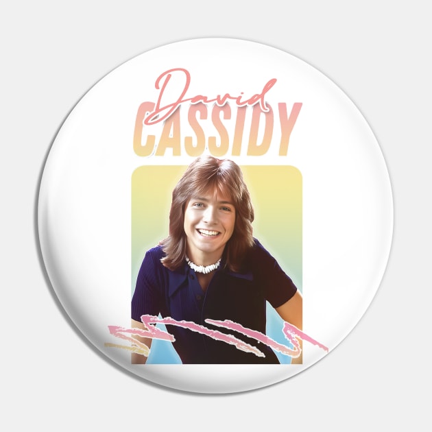 David Cassidy / Retro 1970s Aesthetic Pin by DankFutura