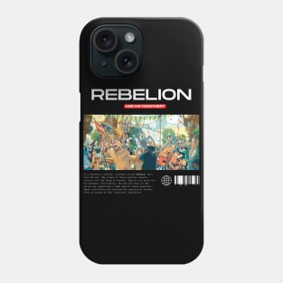 Radiant Manga Manfra Rebellion - Village Art Phone Case