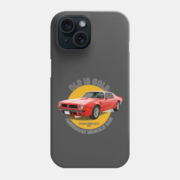 Firebird TransAm American Muscle Car 60s 70s Old is Gold Phone Case by Jose Luiz Filho