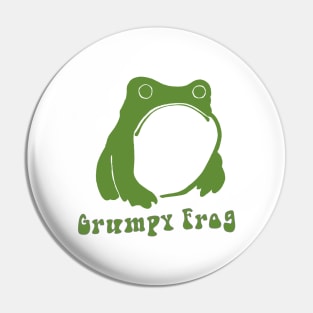 Grumpy Frog Tee Pin