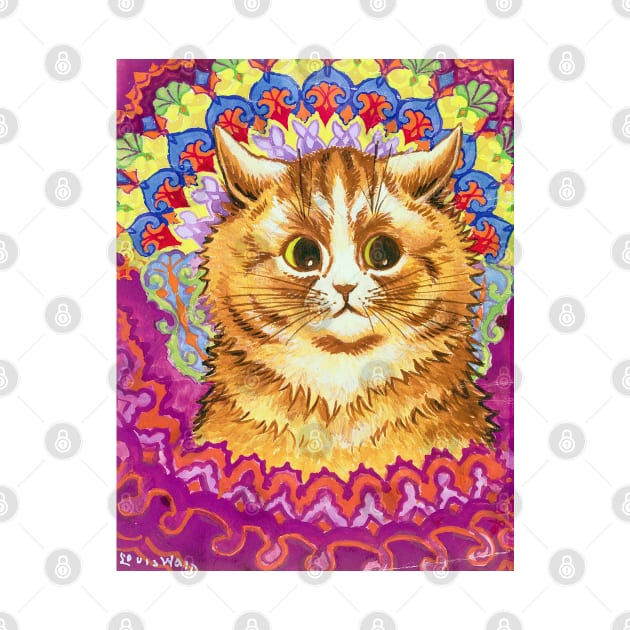 Louis Wain Kaleidoscope Cat by forgottenbeauty