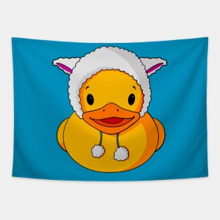 Easter Lamb Rubber Duck Tapestry