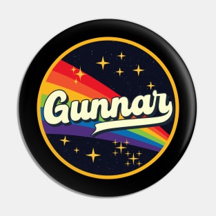 Gunnar // Rainbow In Space Vintage Style Pin