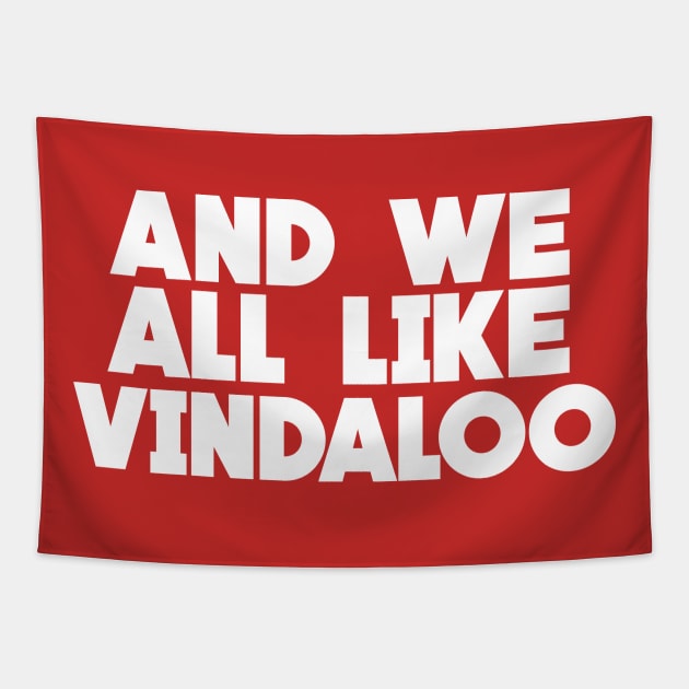 Vindaloo - England Supporters Essentials Tapestry by FootballArcade