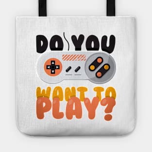 Gamepad with lettering Tote