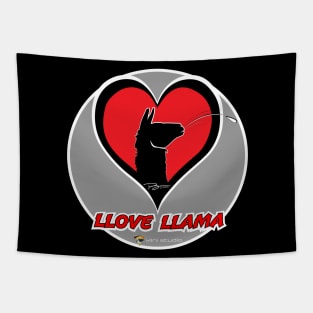 The Llove Llama Tapestry