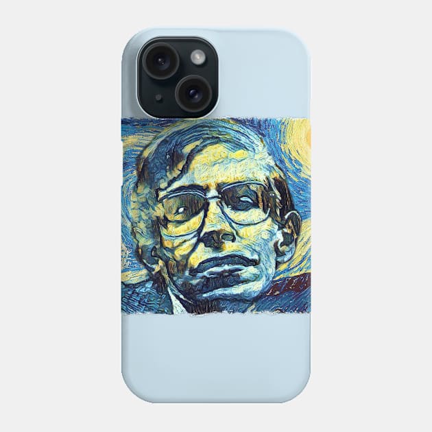 Stephen Hawking Van Gogh Style Phone Case by todos