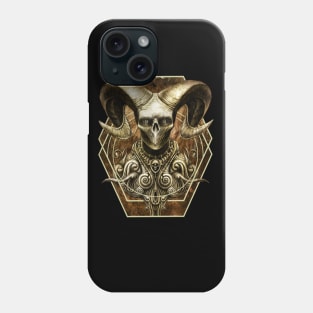 ORNAMENTAL SKULL HORN EVIL Phone Case