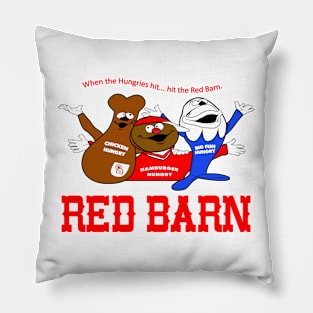 Red Barn Chicken Hungry Hamburger Big Fish Hungry Restaurant Pillow