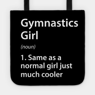 Gymnastics Girl Definition Tote