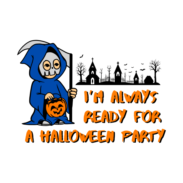 I’m Always Ready For a Halloween Party by Introvert Home 