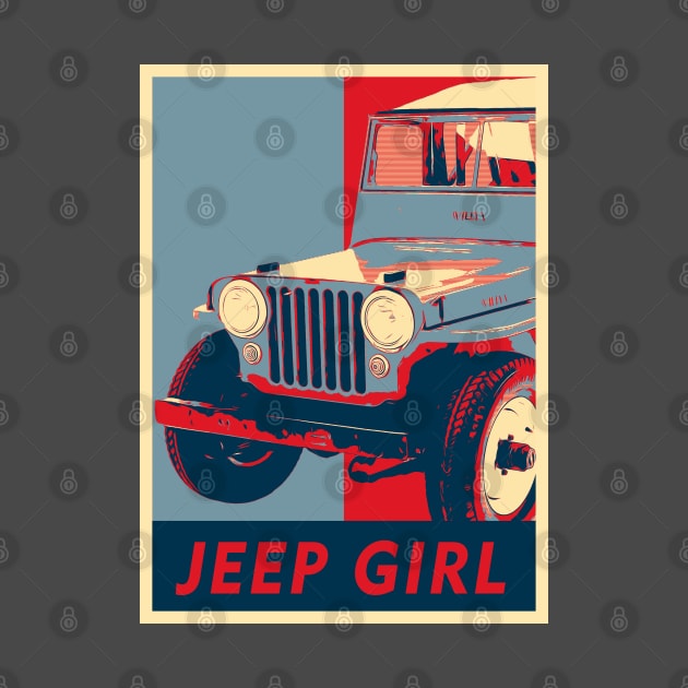 Jeep Girl by Girladies Artshop