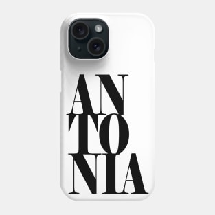 Antonia Girls Name Bold Font Phone Case