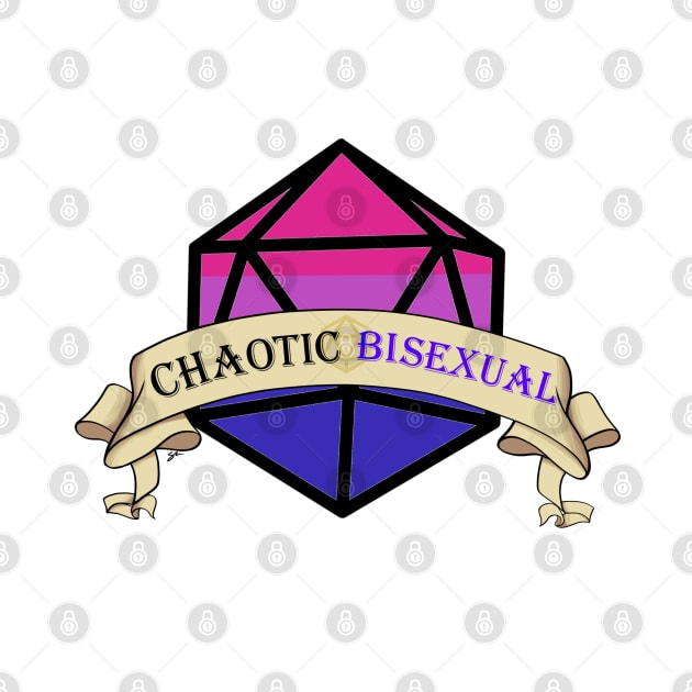 Dnd Chaotic Bisexual Dice by Beansprout Doodles