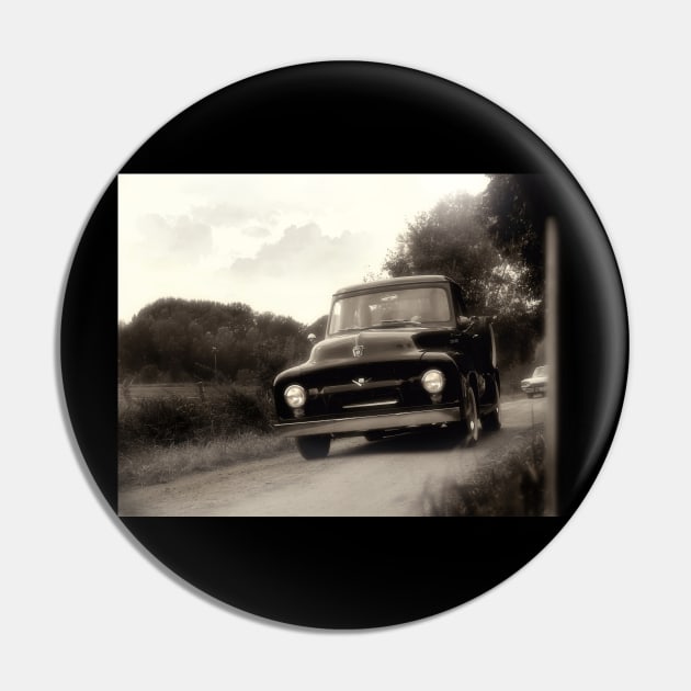 1954 FORD F-100, black white Pin by hottehue