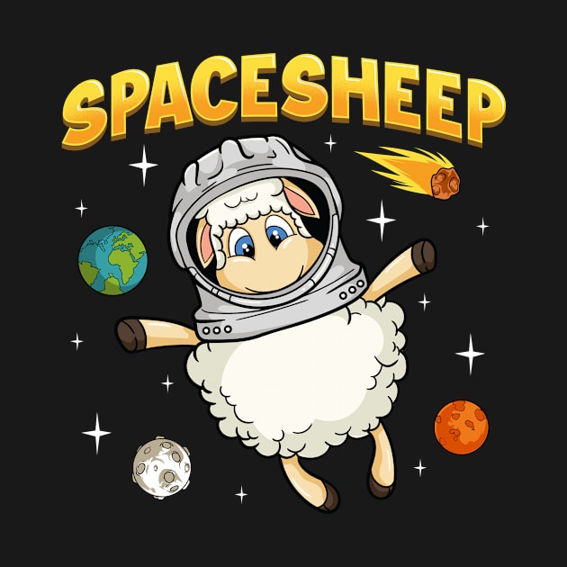 Spacesheep Science Day Sheep Lovers Space Day Celebration Funny Space Sheep by Alinutzi