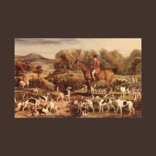 Ralph Lambton and his Hounds by James Ward T-Shirt