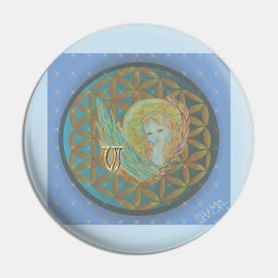 Angel child Capricorn Pin