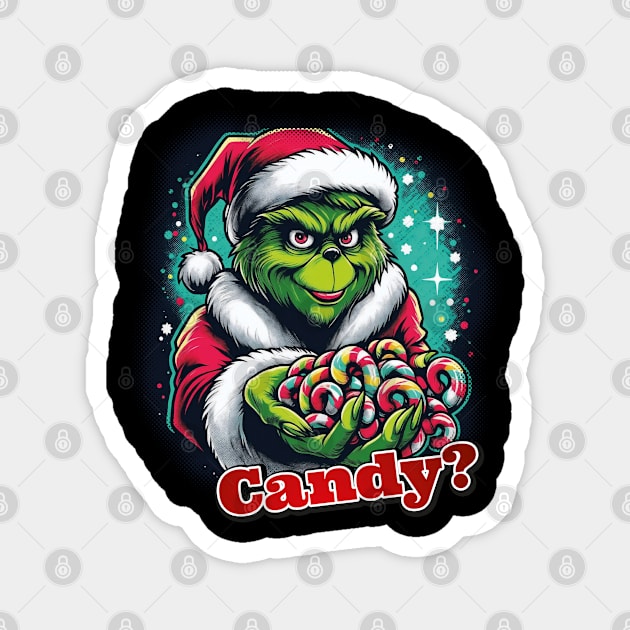 Grinch offers Candy Magnet by k9-tee