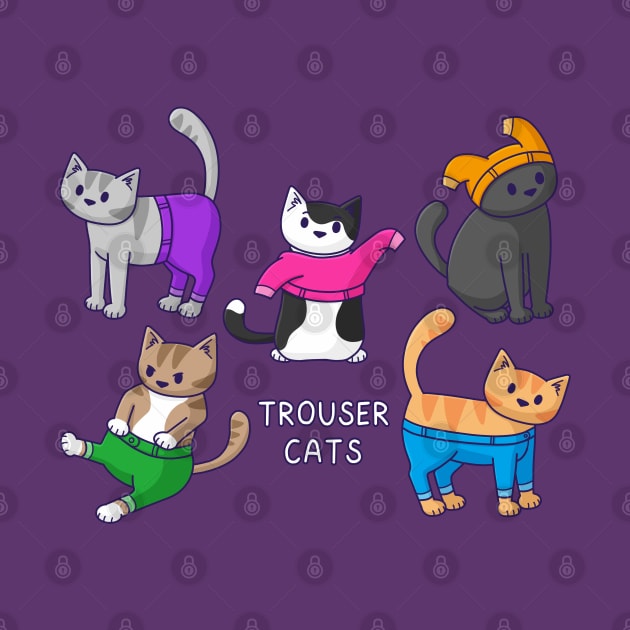 Trouser Cats by Doodlecats 