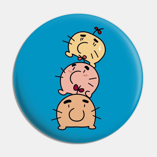 Mr. Saturn Stack Pin by saradaboru