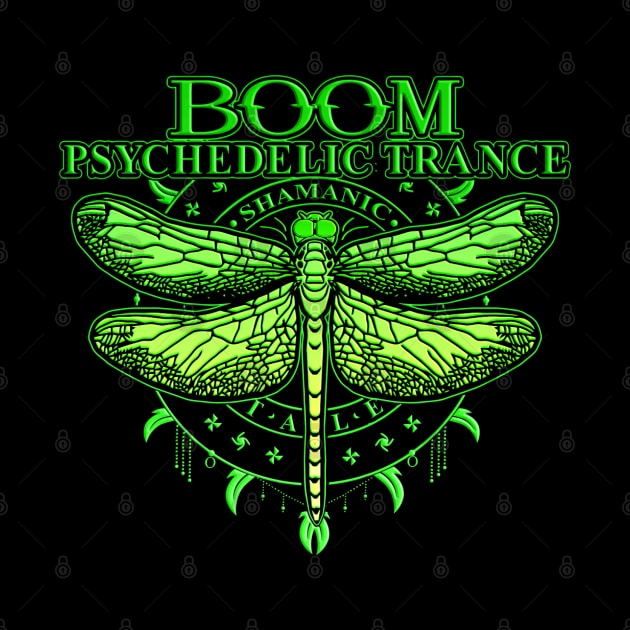 boom - psychedelic trance by amarth-drawing