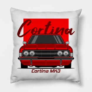 Front Red Cortina MK3 Classic Pillow