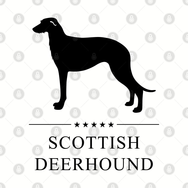 Scottish Deerhound Black Silhouette by millersye