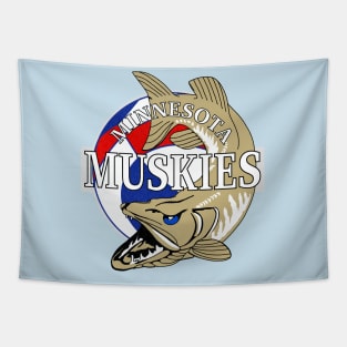 Defunct Minnesota Muskies ABA Basketball Tapestry