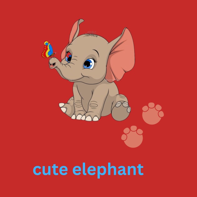 cute elephant by Shop your dream come true