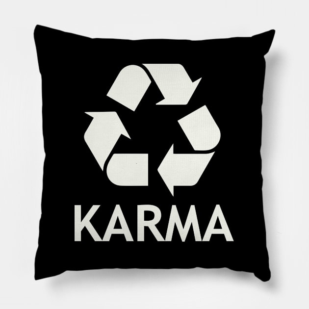 Karma_light lettering Pillow by ArteriaMix