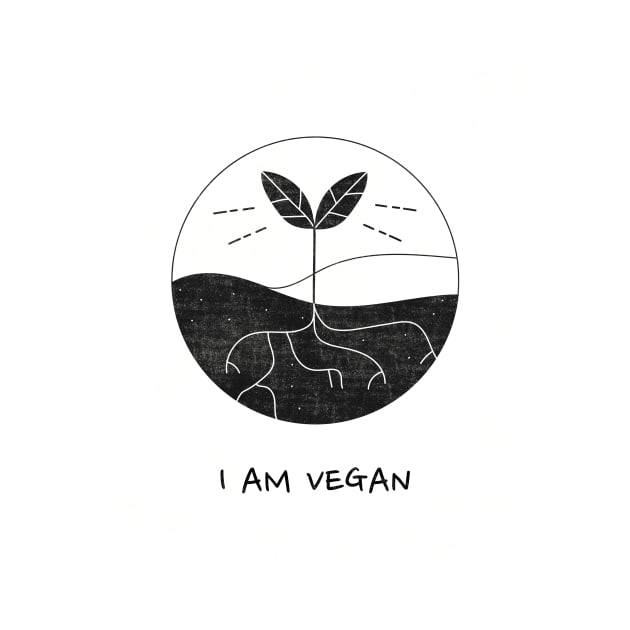 I am Vegan by fitcoclothing