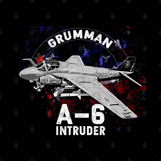 Grumman A-6 Intreduer warplane by aeroloversclothing