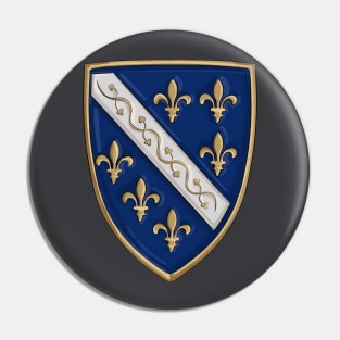 BOSNIAN ROYALTY v1 (Bosnian Kingdom, Kraljevina Bosna) Pin