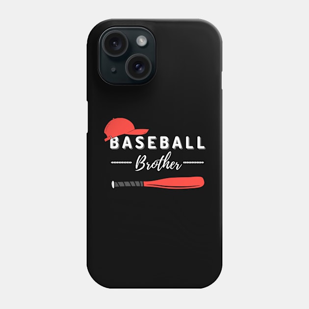 Baseball Brother Phone Case by Qibar Design