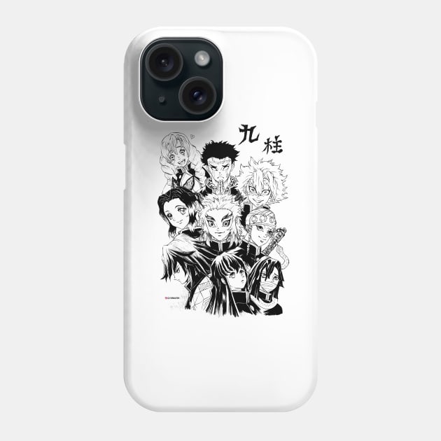 Devil Hunter Horror Team Phone Case by q10mark