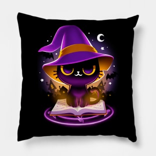 Witch cat - I Put a Spell on You - Halloween Pillow