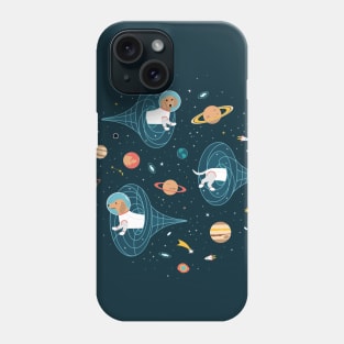 Dachshunds Space Travellers Phone Case