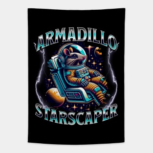 Armadillo Starscaper Cool Astronaut Tapestry