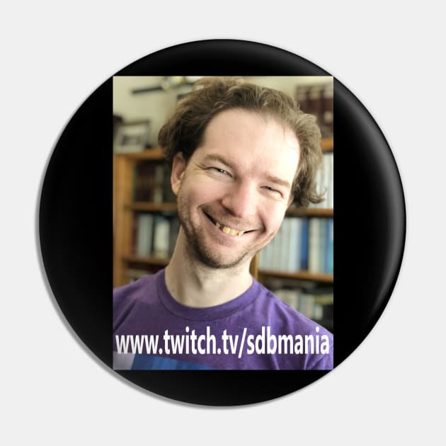 The Official SDBmania Twitch Channel Merchandise Pin by The SDBmania Twitch Channel Store