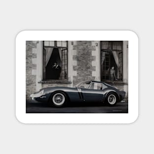 Miss Ferrari. 250 GTO. Windows Magnet