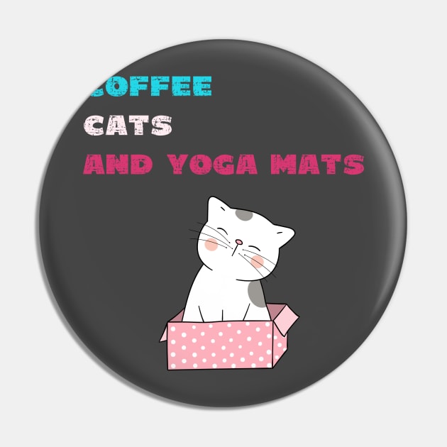 Coffee cats and yoga mats funny yoga and cat drawing Pin by Red Yoga