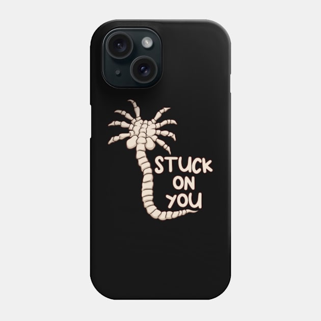 Alien Facehugger (Stuck On You) Phone Case by Scud"