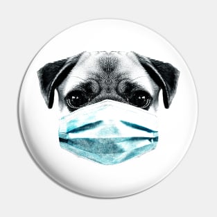 Quarantine house pug Pin