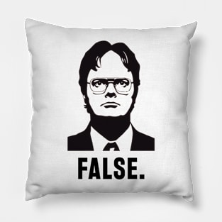 dwight schrute false Pillow