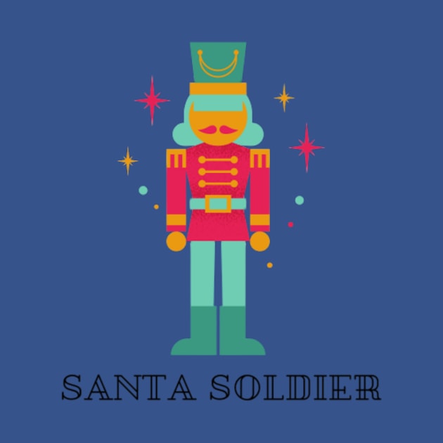 Christmas Santa Soldier by Christamas Clothing